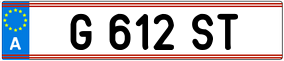 Truck License Plate